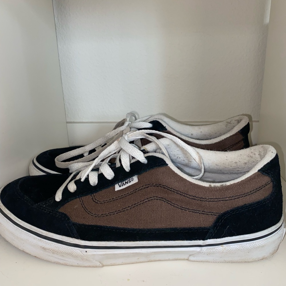 Brown and black Bearcat Vans